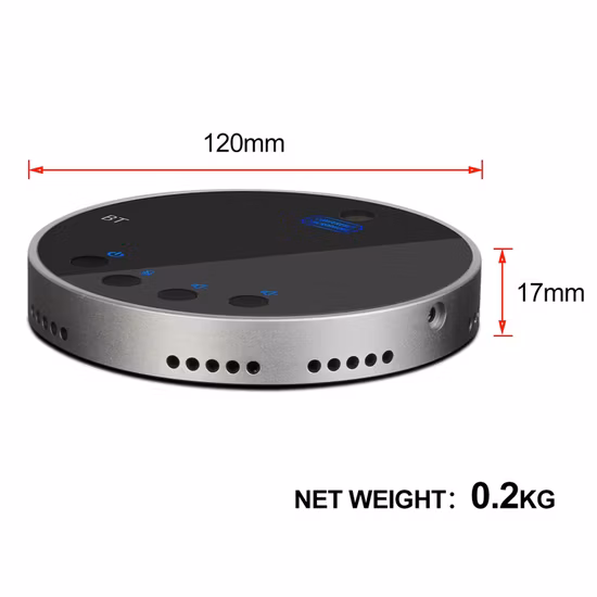 Ricevitore amplificatore stereo Bluetooth 2*70 W: fono, coassiale, radio FM, lettore di schede di memoria USB e SD, ingresso di linea, display LED digitale, ingressi microfono